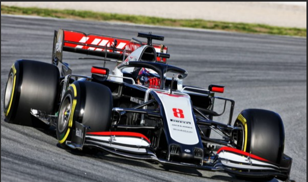 Romain calm and carry on: F1 racer's fiery day at the office